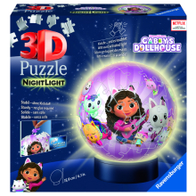                             Puzzle-Ball 3D Gabinin kouzelný domeček 72 dílků (noční edic                        