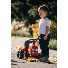                             Odstrkovadlo traktor Massey Ferguson červené s volantem a va                        