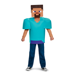 Minecraft - Steve kostým, 7-8  let