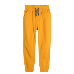 Volnočasové kalhoty regular fit- hořčicové