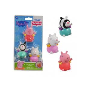 Prasátko Peppa Pig s kamarády - stříkající hračky do vody