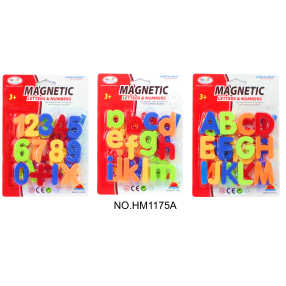 Magnetická písmenka/číslice - 1ks - 3 druhy