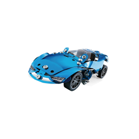 Kovová stavebnice závodní auto 208 ks