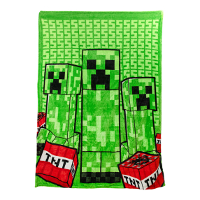Minecraft Creeper deka s polštářem