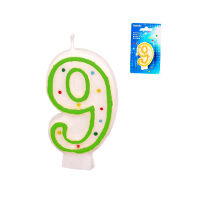 Svíčka 9, výška 7,3 cm